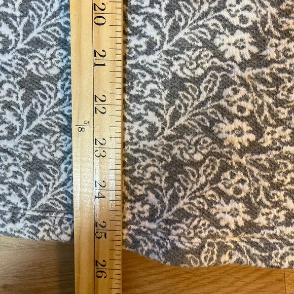 Janie and Jack Girl's Lovely Dress, Jacquard Floral Gray/White, LS, Bow, sz 10 - Picture 7 of 7